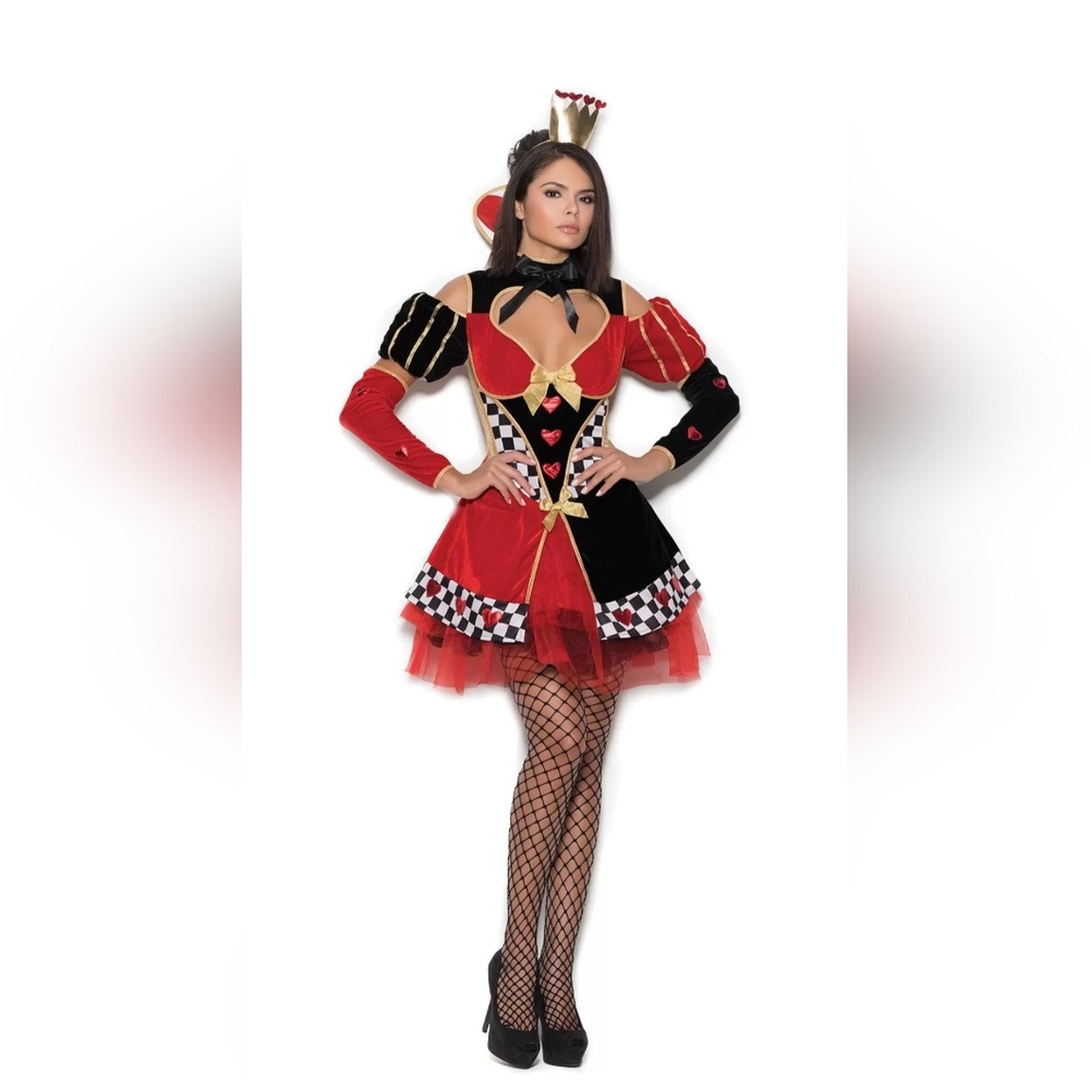 Queen of Hearts Fairy Tale Queen Costume Set